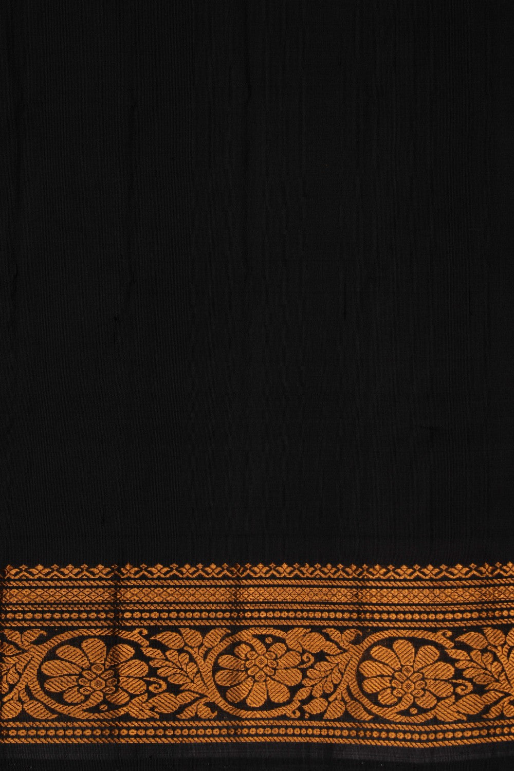Image of Gadwal Silk Orange Saree